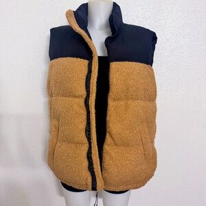 Target Black and Gray Puffer Vest